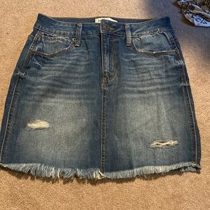 cute jean skirt